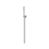 Nero Round Cylinder Shower on Bracket - Brushed Nickel